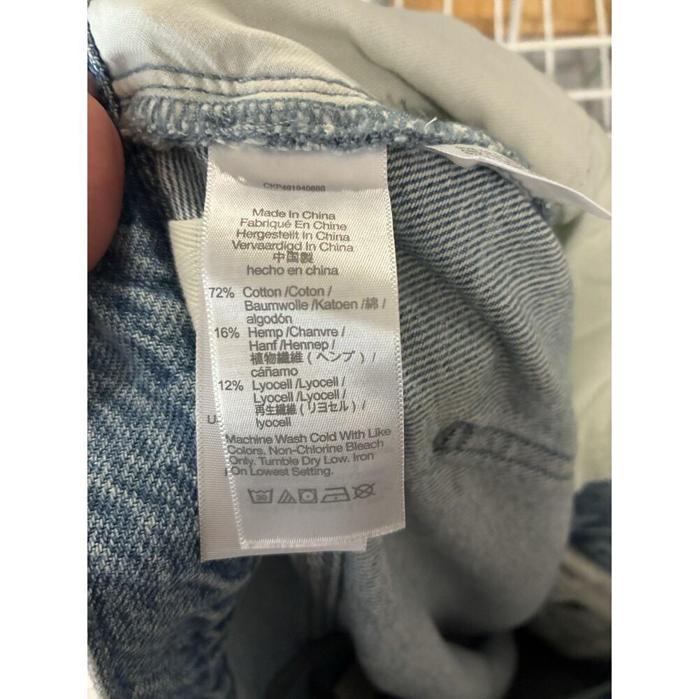 Madewell Womens 31 Tall NWT Superwide Leg High Rise Light Wash Denim Jeans Y2K - Picture 6 of 9